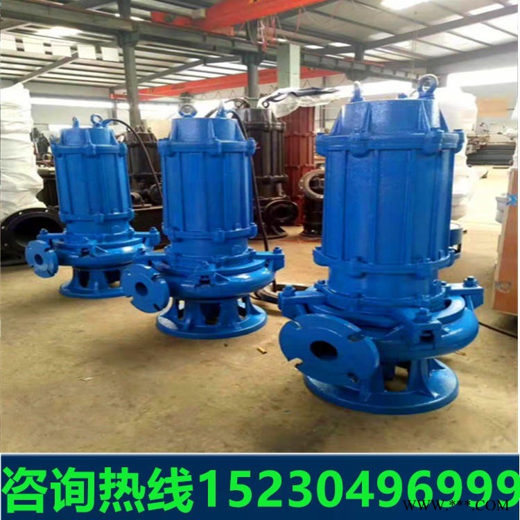 润森泵业  现货供应ZJQ型潜水渣浆泵 耐磨潜水渣浆泵 河道清淤离心泵 抽沙泵图1