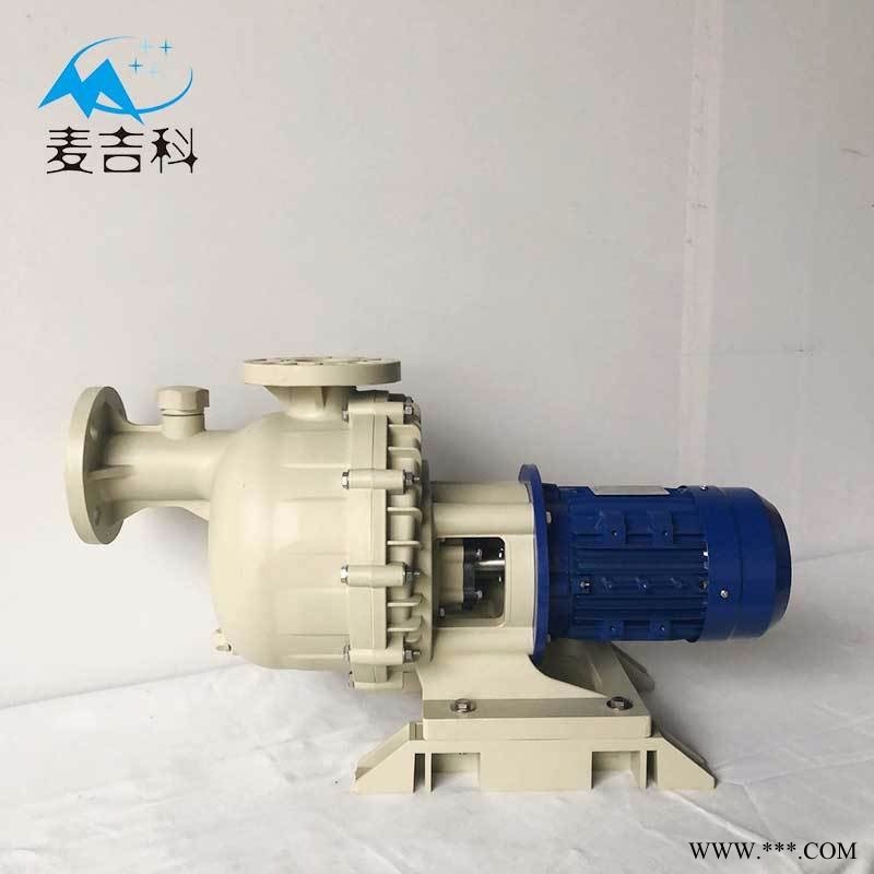 循环卧式大头自吸泵 三相污水单级离心泵 氟塑料自吸泵厂家图1