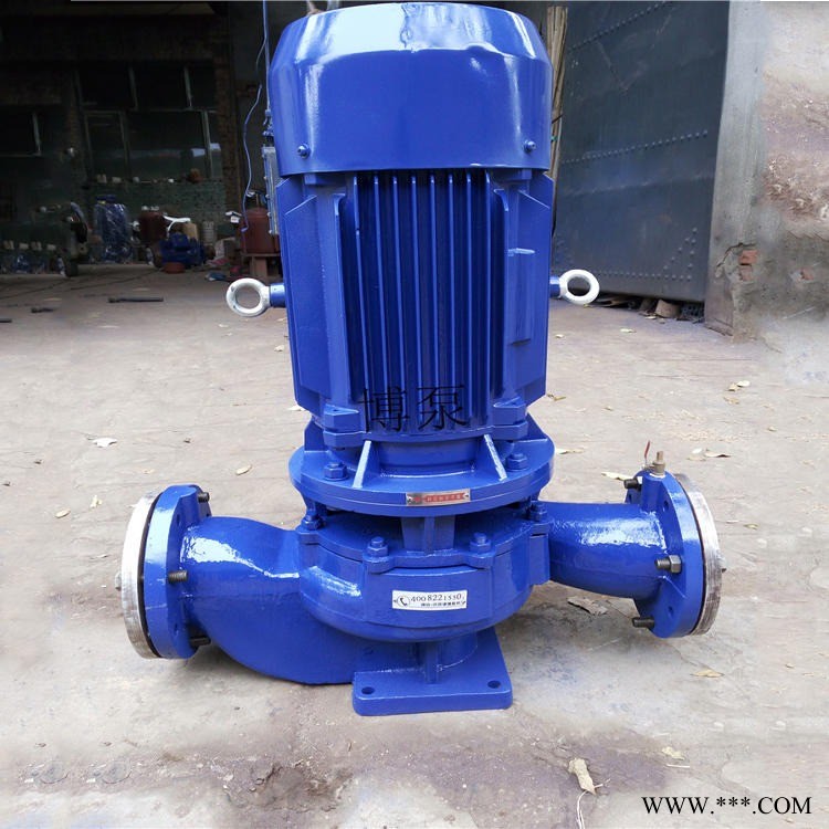博泵供应ISG150-250A型清水泵 大流量离心管道泵 铸铁高扬程直联离心泵 消防增压专用泵 城市给排水泵 园林喷灌泵图1