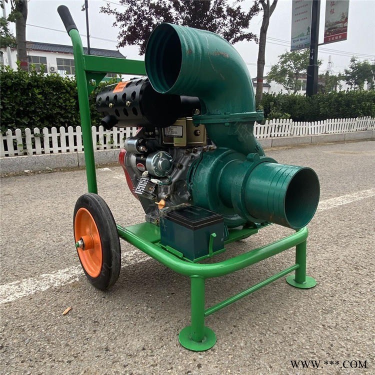 农用高扬程汽油消防泵 大流量防汛抽水泵 推车款柴油水冷离心泵 出厂价格图1
