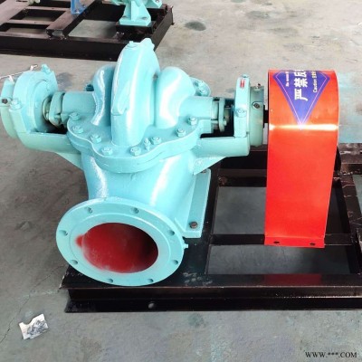 河北东森双吸离心泵排水8SH-9中开泵高扬程380V大流量75KW工业灌溉抽水泵