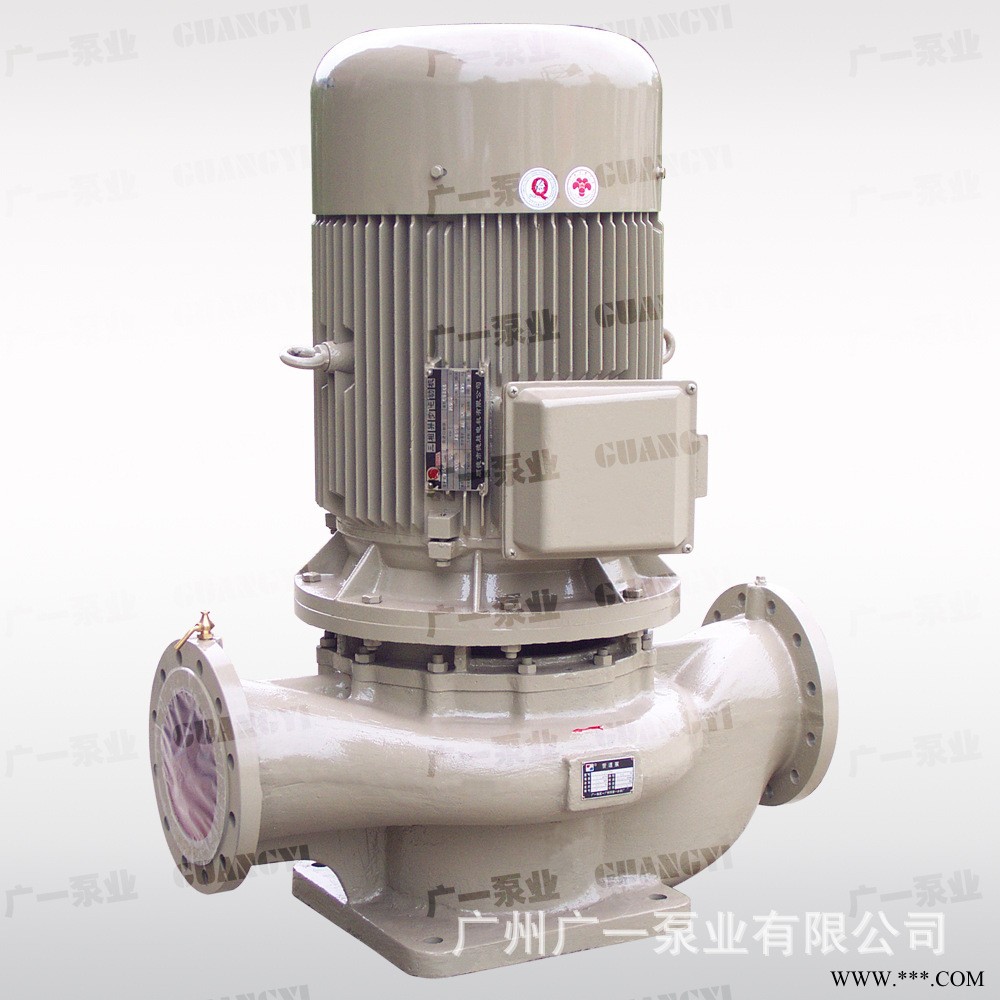 正品广一牌GDD低噪声管道式离心泵_广一低噪音管道泵_冷却塔冷却水大流量循环泵