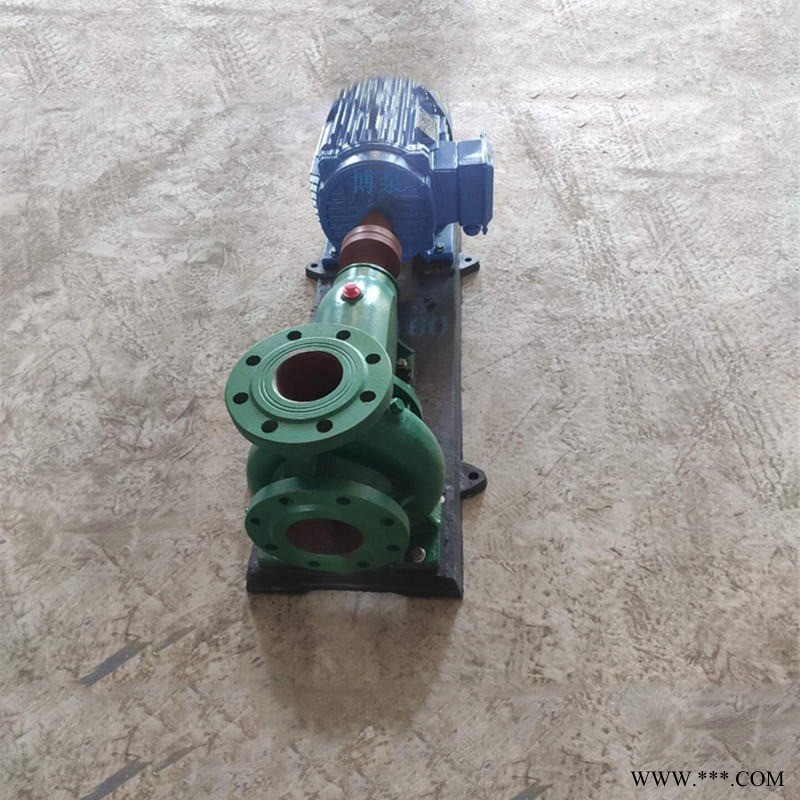 ISR100-65-250JA型大流量卧式热水泵 农田排灌高扬程清水离心泵 博泵现货销售 热水锅炉给水泵 热水循环泵图1