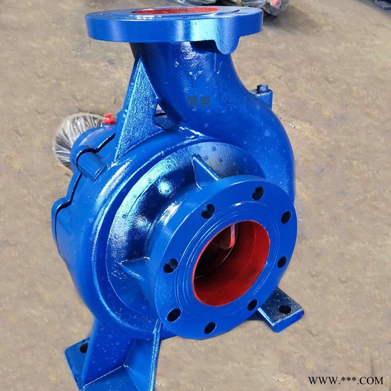 博泵厂家定制销售 ISR65-40-250型热水泵 工业专用大流量清水离心泵 热水锅炉给水专用热水清水泵 电动热水循环泵图1