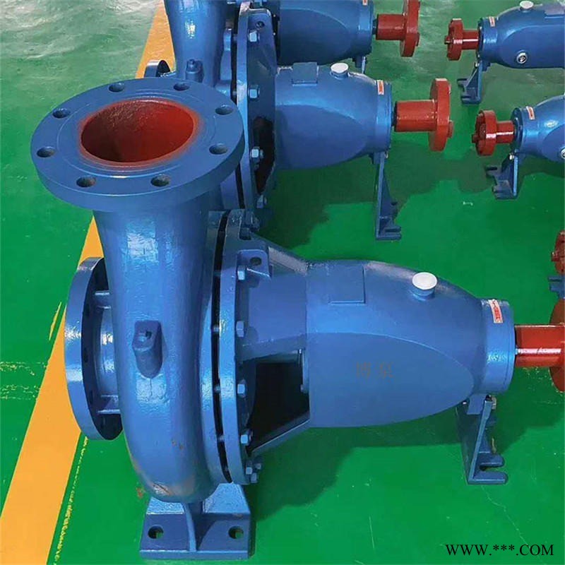 ISR65-50-125型工业专用热水泵 博泵厂家直销 现货城市给排水专用清水离心泵 单级单吸卧式热水锅炉给水泵图1