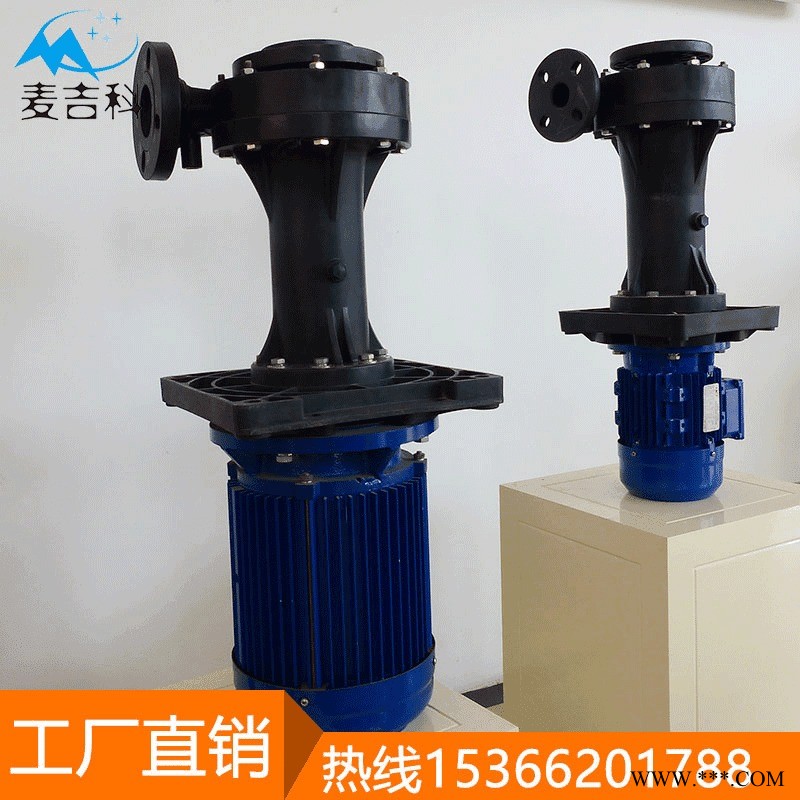 单级氟塑料防腐离心泵 节能循环离心泵 化工大流量耐腐蚀泵图1