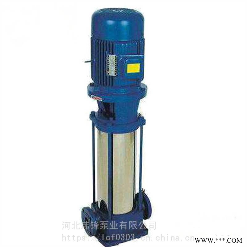 80GDL54-14x3型立式多级冷热水管道离心泵玮锋牌管道离心泵