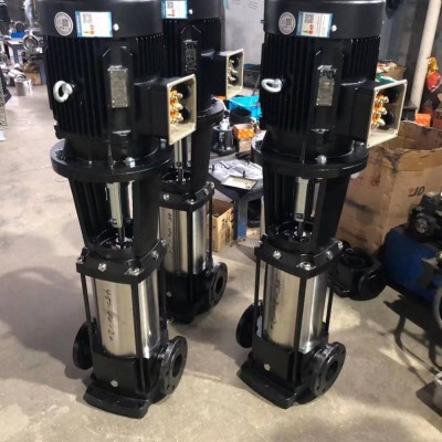 南方泵业的不锈钢离心泵采用配置 50CDL(F)20-90立式多级离心泵 不锈钢管道增压泵