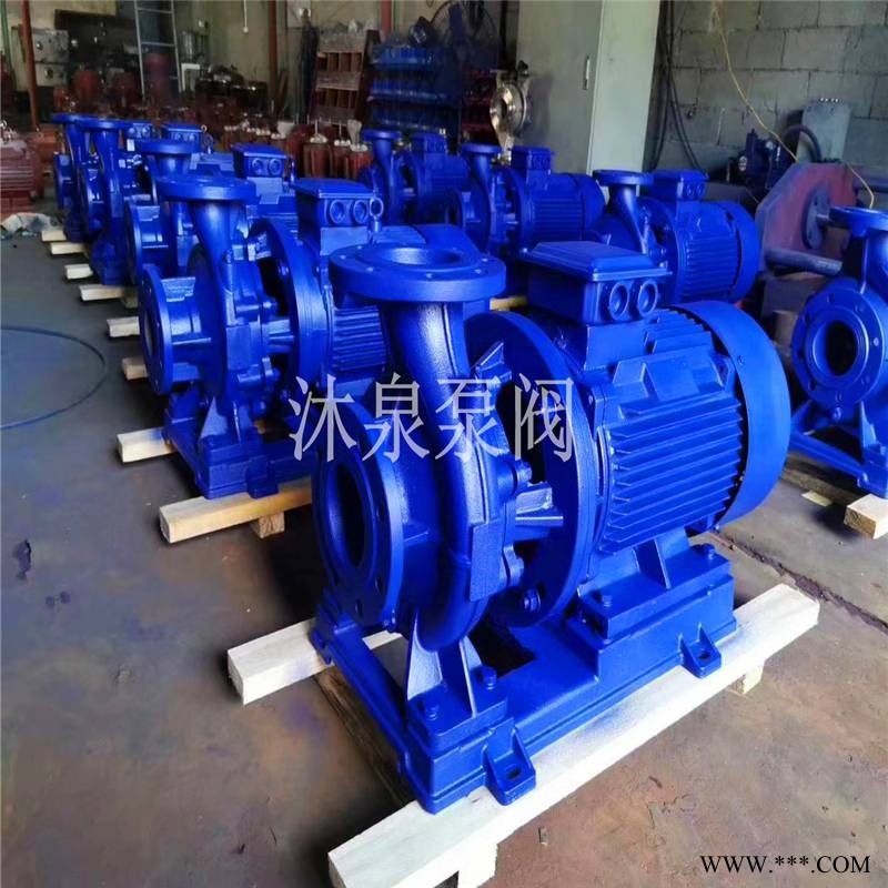 ISG管道热水离心泵/冷却水循环泵/清水G立式离心泵32-200I/4KW图1