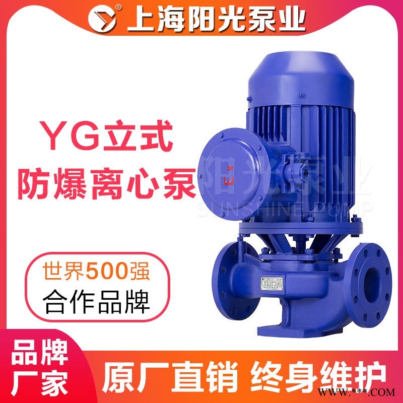 YG型立式单级单吸防爆离心泵 电动边立式管道离心泵防爆离心油泵厂家直销图1