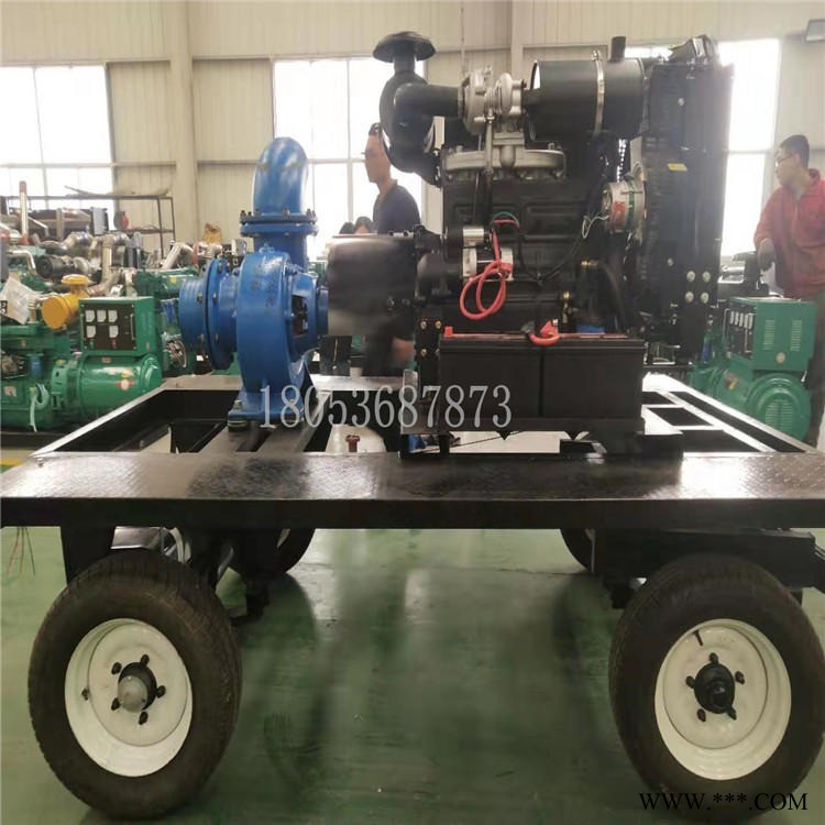 ISW K4100发电柴油机 水泵机组 45KW水泵机组 防洪灌溉 自吸泵 离心泵 宝庆