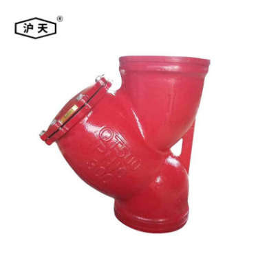 沪天阀门 工业管式沟槽过滤器G81X 不锈钢过滤器DN300 过滤设备图1