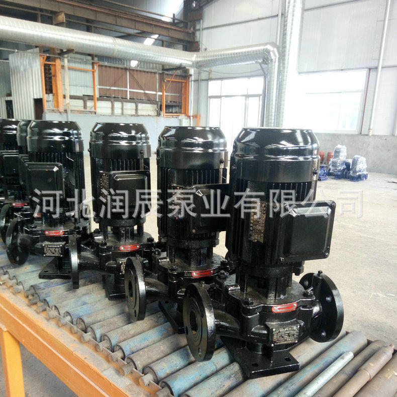 热水管道泵 ISG65-160立式380v高扬程管道循环泵示例图6