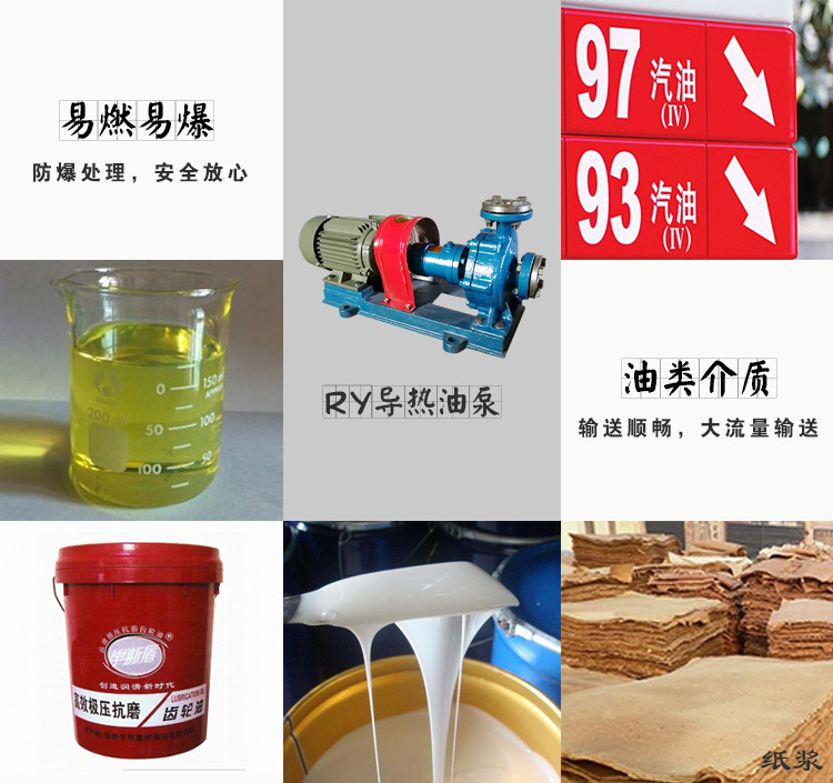 批发 高温油泵 RY风冷式导热油循环泵 耐高温离心输送泵 导热油泵示例图14