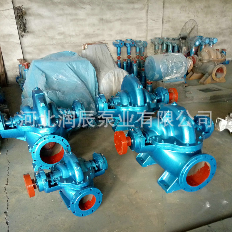 水利工程双吸式离心泵12SH-9  12SH-13农田灌溉排涝双吸泵 中开泵示例图6