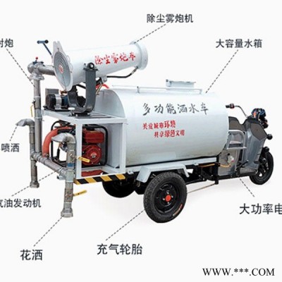 电动消毒车 福安县新能源多功能电动雾炮洒水车 市政绿化电动洒水车