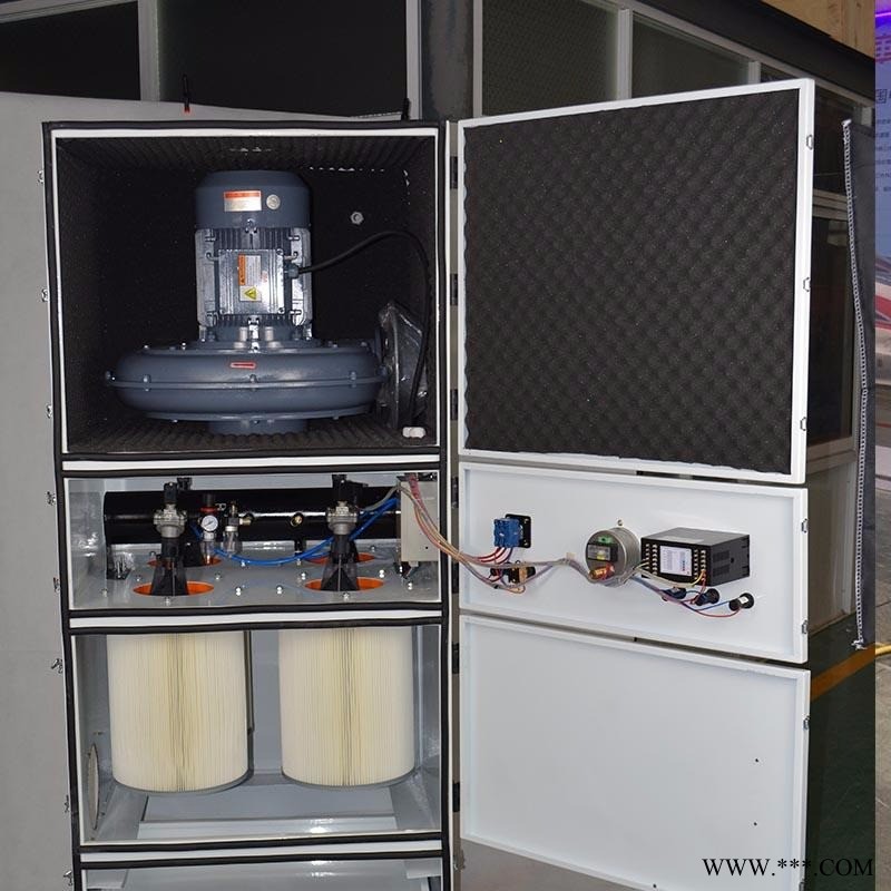 悍博集尘器潜孔除尘机 小型车床专用磨床集尘器 1.5kw工业 空气净化集尘器图1