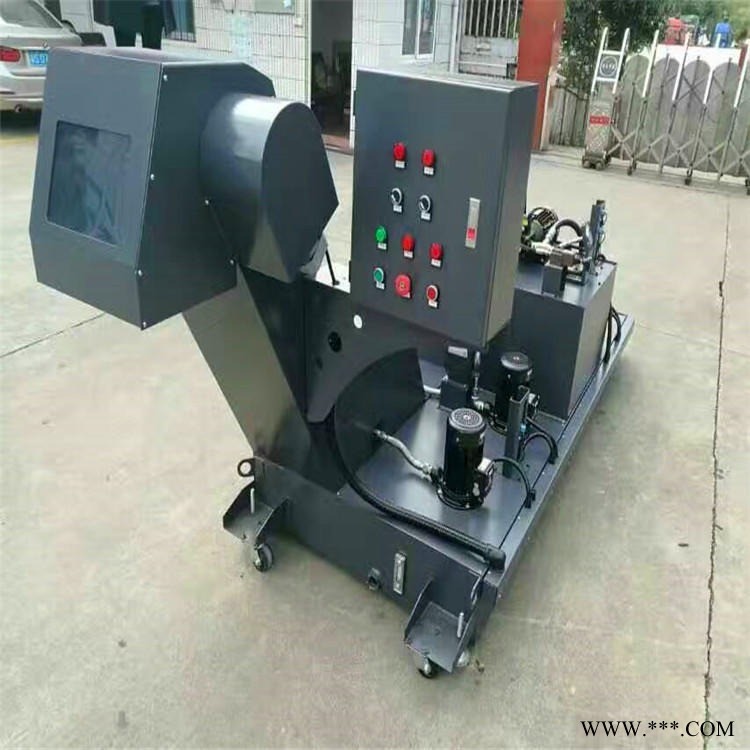 台湾油机立式车床YV-1600链板排屑机 油机车床自动排屑器 鑫瑞启专业售后维修排屑机图1