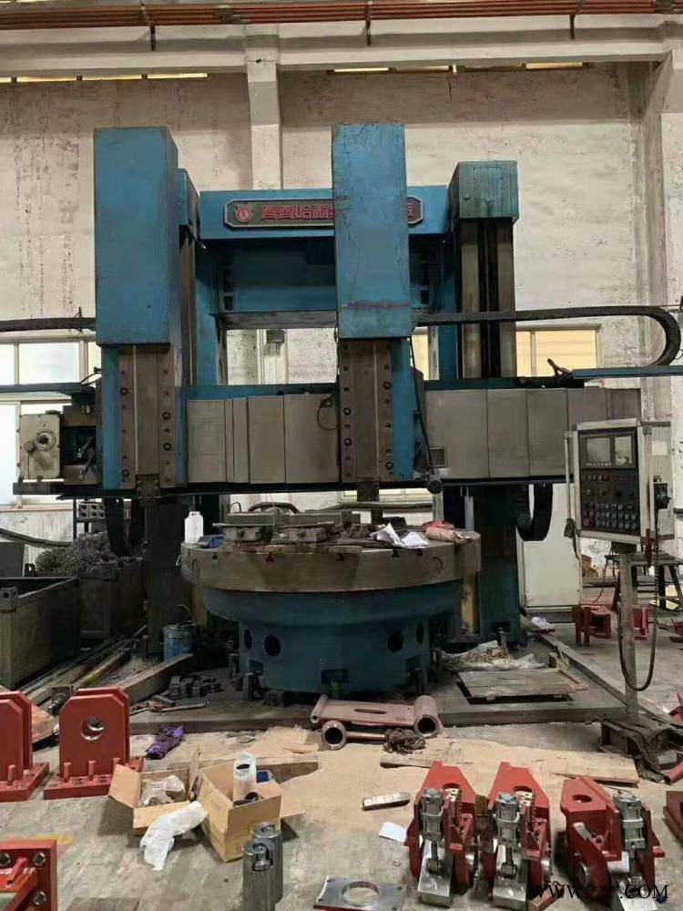 工厂转型赔本处理二手齐重DVT250x16数控立式车床二手数控立式车床图1