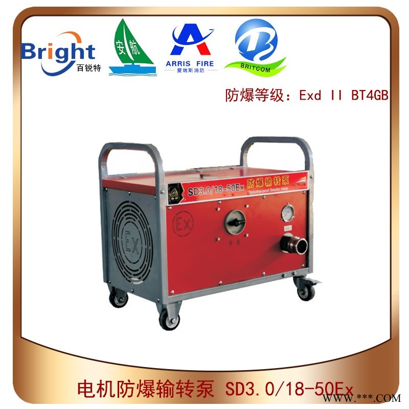 安航防爆电机消防输转泵铝合金材质图1