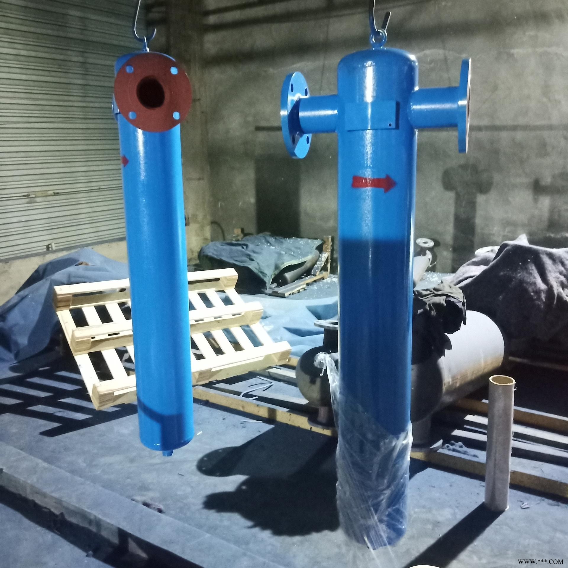 带自动/手动疏水阀 直接生产厂家 DN150旋风式汽水分离器MQF-150碳钢