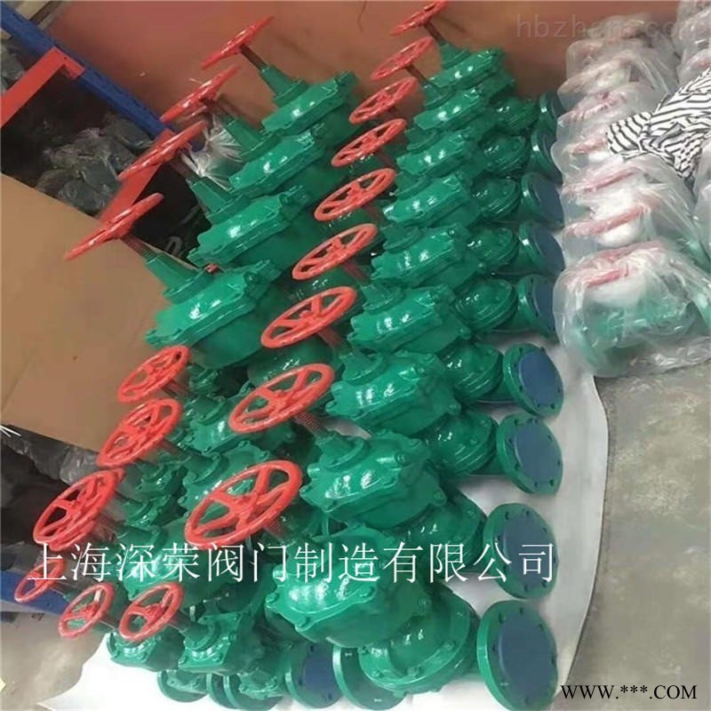 上海深荣 EG6B41J 往复型气动衬胶隔膜阀 气动英标隔膜阀厂家 可非标定制各种材质图1