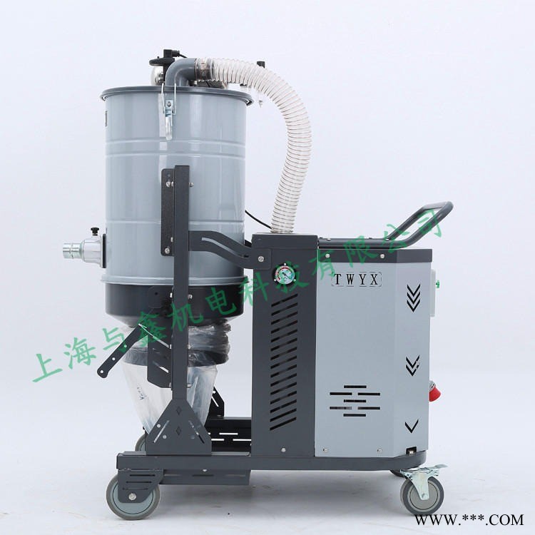 高压吸尘器 磨床粉尘除尘器 砂轮机打磨集尘器 移动式工业吸尘机现货图1