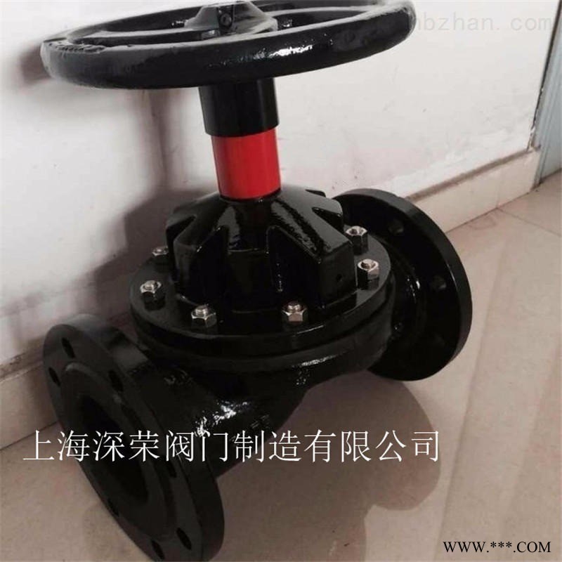 上海深荣 EG41J英标衬胶隔膜阀 卫生级隔膜阀厂家 可非标定制各种材质图1