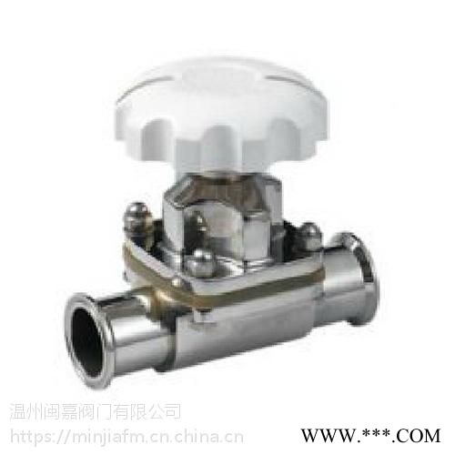 316L卫生级隔膜阀 不锈钢手动快装隔膜阀图1