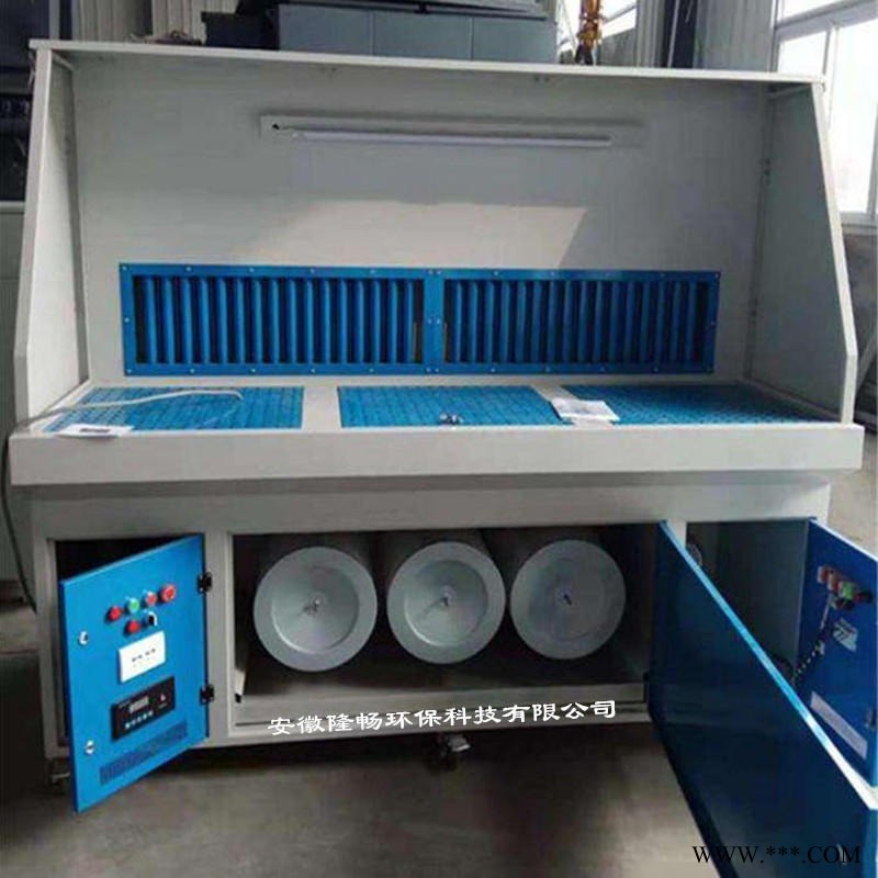 LC-GZT2000-1金属切割焊接打磨抛光去毛刺吸尘工作台 磨床打磨除尘台 脉冲式集尘打磨工作台图1