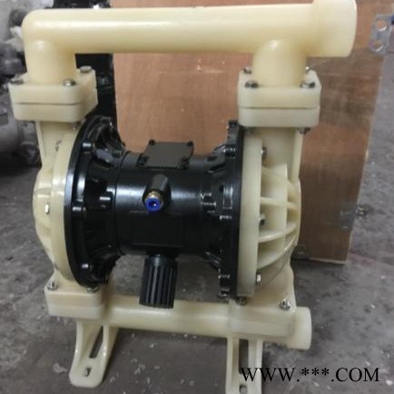 QBK-25氟塑料隔膜泵    衬特氟龙隔膜泵     抽强酸强碱隔膜泵图1