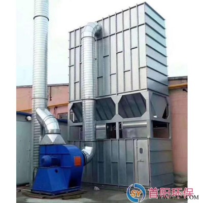 订货木器厂除尘器 木工加工除尘设备 家具刨床雪花板拼装除尘器  木工除尘器现场