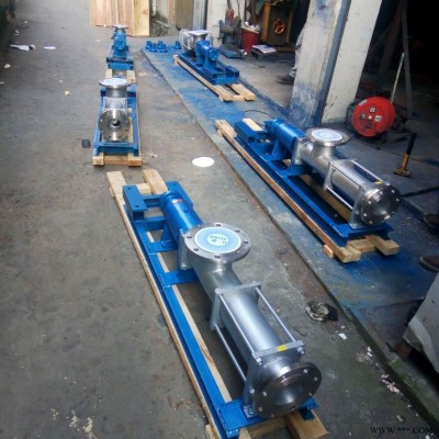 厂家直销耐腐蚀单螺杆泵G40-2 不锈钢螺杆泵厂家 化工泵 浓浆泵 污泥输送泵