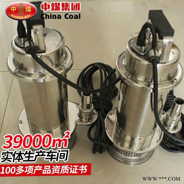 中煤QWP系列不锈钢防爆潜水泵结构构成 QWP系列不锈钢防爆潜水泵技术参数图1