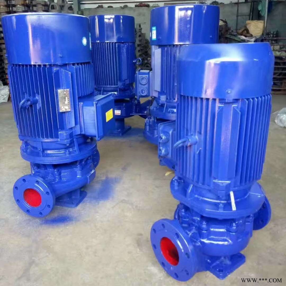 壹宽泵业供应立式管道泵 ISG200-250A型管道循环泵 增压泵 园林喷灌泵图1