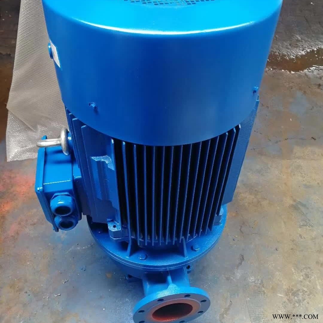 壹宽泵业供应立式管道泵 ISG150-315A型管道离心泵 农田灌溉增压泵  管道循环泵图1