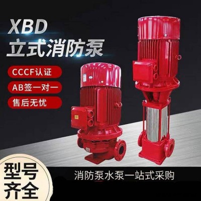 厂家批发ISG型立式离心管道泵 XBD12.5/20G-L-100-350B消防泵 稳压泵
