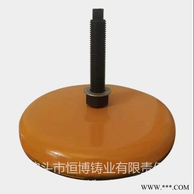 厂家直销 防震垫铁 调整垫铁 减震垫铁 圆型垫铁 冲床车床防震避震脚垫脚 机床防震垫铁垫脚 恒博铸业