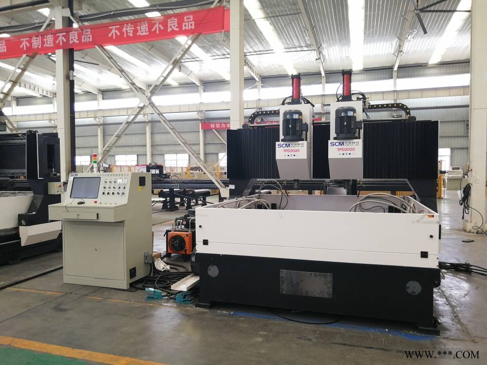 天旭数控 TPD2020-2龙门移动式数控平面钻床双头液压型图1
