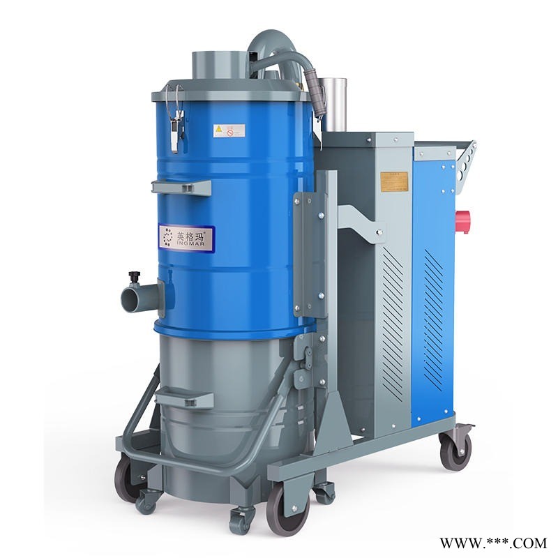 可连续作业380V大功率吸尘器 钻床打孔配套吸铁屑 碎渣油污工业吸尘器直销图1