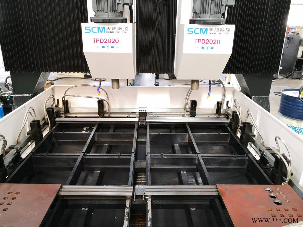 TPD2020-2龙门移动式数控平面钻床双头液压型-天旭数控