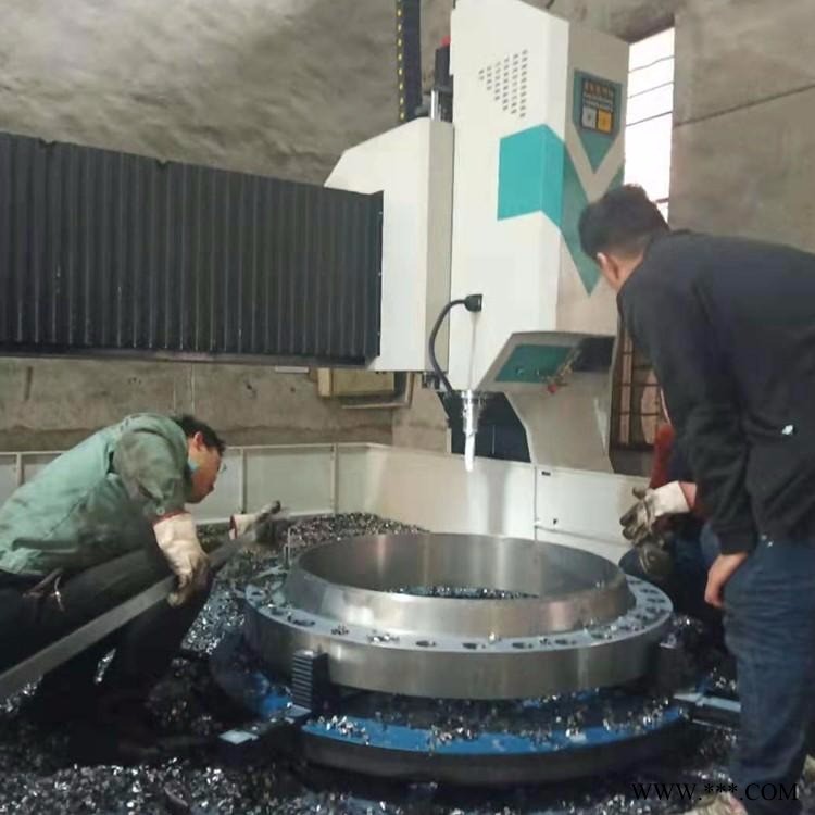 供应康泰数控钻床双驱动龙门加高 数控钻 速凯恩帝系统7.5KW伺服电机 BT50主轴钻床图1