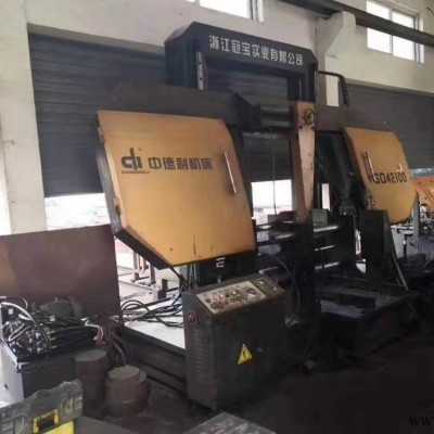 赔本出售九成新钟德利GD42100锯床二手锯床液压送料