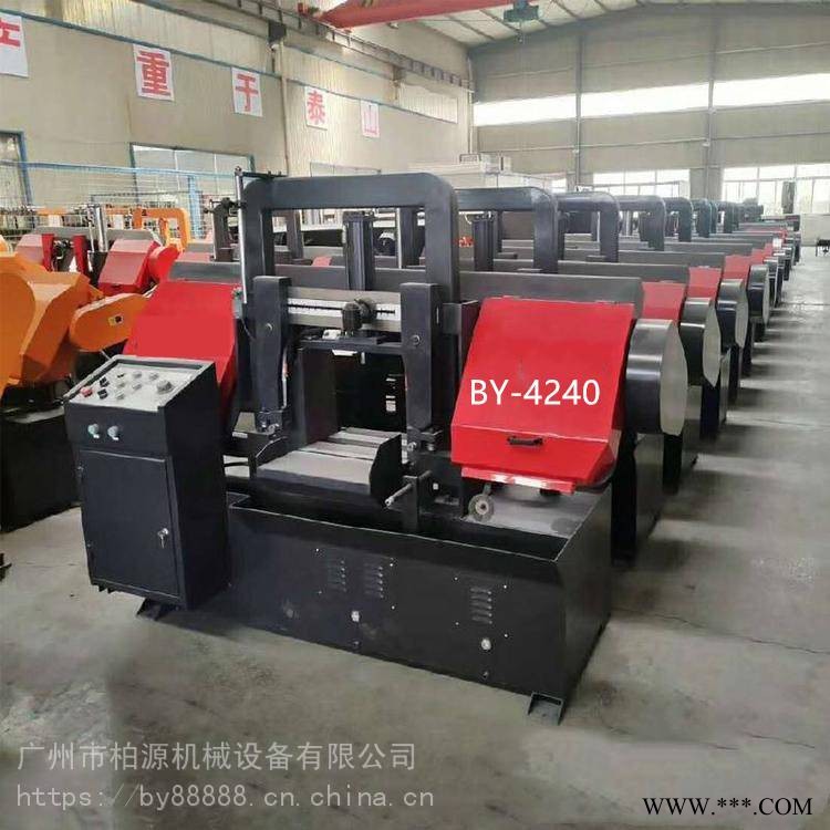 钢筋锯床4240金属切割机全自动送料大型卧式工地钢筋切割锯床柏源机械图1