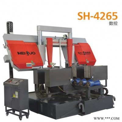 合诺厂家直销 HENUO/合诺机械锯床 双柱龙门卧式数控带锯床GZ4265自动