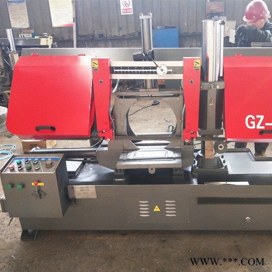 GB4240半自动锯床  浩顺 双立柱卧式锯 锯切精度高图1