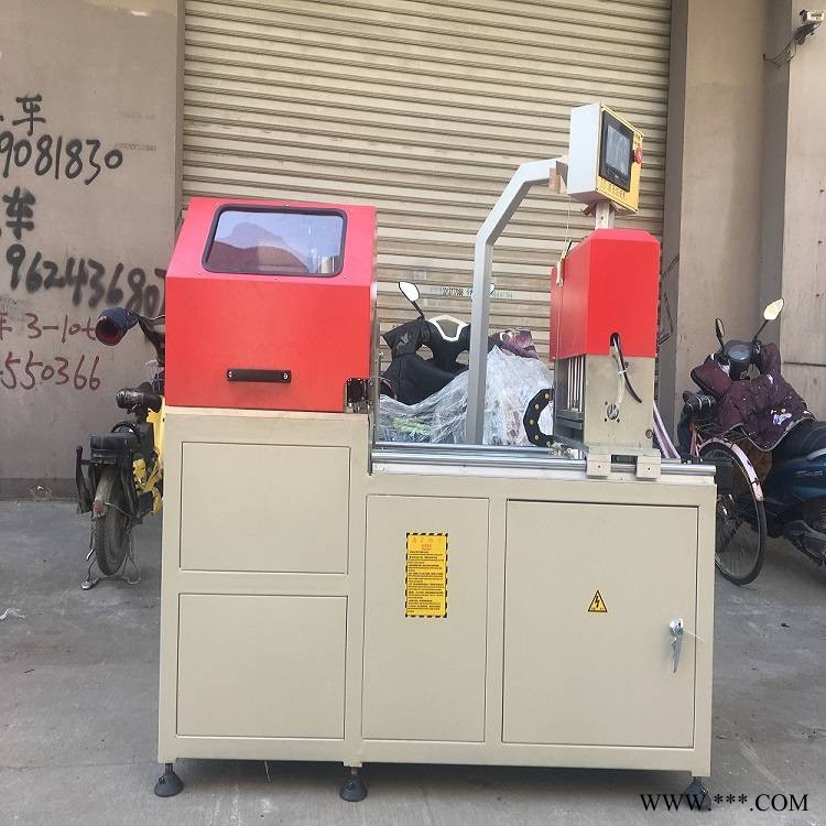 全自动送料切铝机 气动横向进刀高速铝型材锯床 DS邓氏400薄片图1