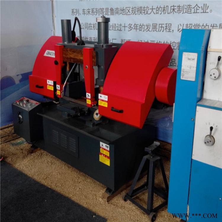 GB4235钢筋切割金属带锯床 工地用切割钢筋锯床 液压加紧图1