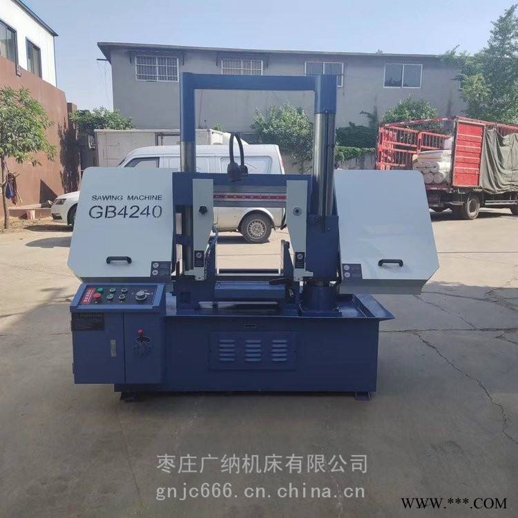 GB4240锯床 工地螺纹钢切割机 金属龙门式 锯切圆钢方钢图1