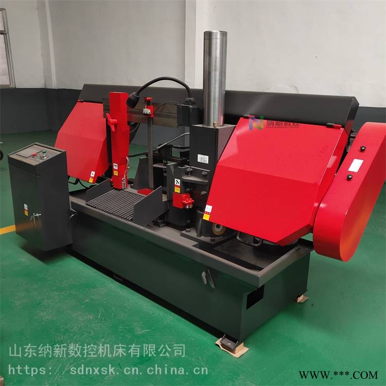 纳新销售 GZ4230 双立柱 金属带锯床 卧式 半自动 小型液压钢筋锯床